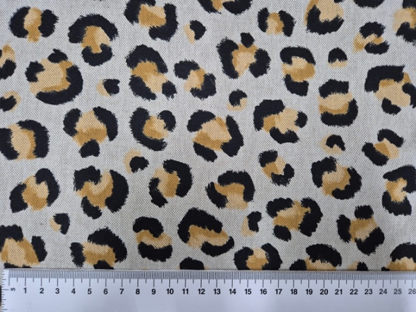 Deko-Stoff- Leopard
